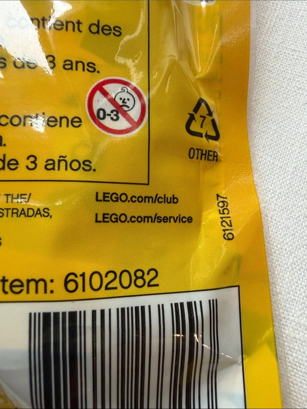 Lego Mixels Forx Figure - Yellow and Gray